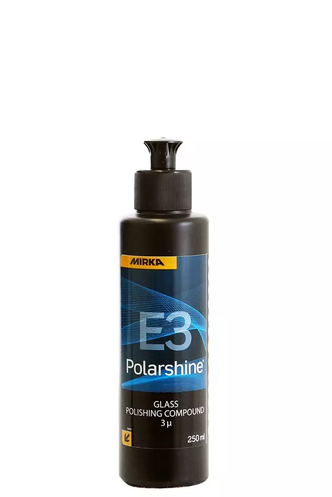 MIRKA Polarshine E3 lasinkiillotusaine 250ml - Mirka Kiillotusaineet - 6416868234602 - 1