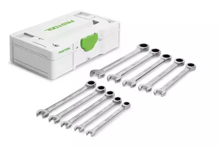 FESTOOL Lenkkiräikkäavainsarja SYS3 S 76-RRS-Set 578117 - Poranterät ja konekärjet - 4014549438633 - 1