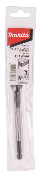 MAKITA Lattaporanterä 19 x 150 mm, 1/4" bitsikiinnitys E-17245 - Makita Puuporanterät - 088381438223 - 2