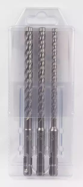 MAKITA Poranteräsarja SDS-PLUS, 4-leikkuinen Nemesis2, 3-osaa B-59075 - Makita SDS-Plus poranterät 4-leikkuset - 088381521963 - 2