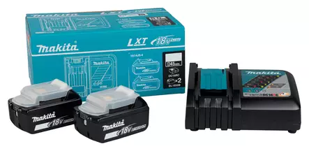 MAKITA PowerPack LXT 18V 2x5,0Ah, DC18RC 1914J6-4 - Makita LXT 18V Akut ja latauslaitteet - 197050352583 - 1