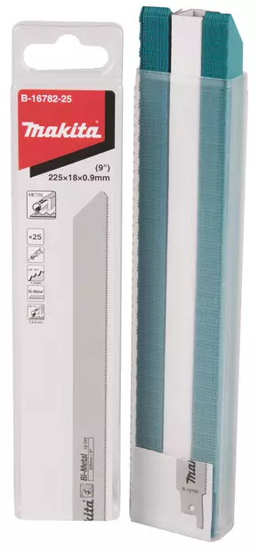 MAKITA Puukkosahanterä 225 x 0,9 mm, metalli, 25 kpl B-16782-25 - Makita Puukkosahanterät - 088381485913 - 1