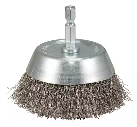 MAKITA Teräsharja rst 75 mm kuppiharja D-76582 - Terasharjat - 088381792363 - 1