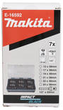 MAKITA E-16592 Voimahylsylajitelma Impact Black 1/2" 7-osaa - Voimahylsyt - 088381791243 - 5
