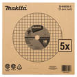 MAKITA Katkaisulaikka metalli 355 x 2,5 x 25,4 mm, A36P, 5 kpl B-64696-5 - Laikat - 088381535953 - 2