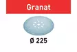 FESTOOL Hiomapaperi STF D225/128 P120 GR/5 Granat 205666 - Festool Granat 225 mm - 4014549381083 - 1