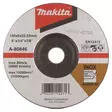 MAKITA Hiomalaikka metalli 150x6,0 mm, RST (INOX), punainen A-80846 - Makita Laikat - 088381140713 - 1