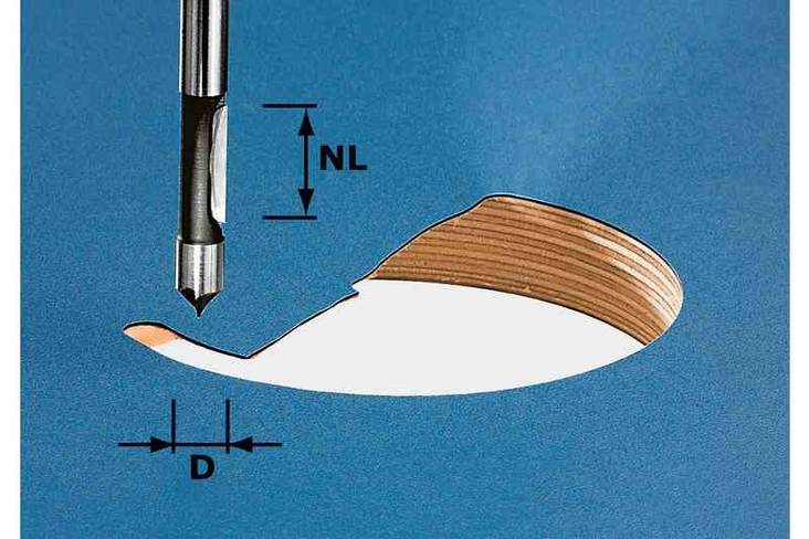FESTOOL Porajyrsin HW S8 D8/19 491037 - Jyrsinterät - 4014549001493 - 1