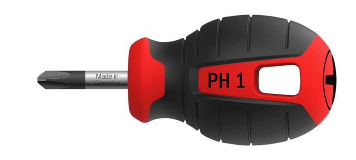 HULTAFORS Lyhytvartinen Phillips-ristipäämeisseli PH 1 - Hultafors Ruuvimeisselit - 7317844441153 - 1