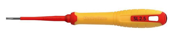 HULTAFORS VDE Talttapäämeisseli jännitetyöhön SL 2,5 - Hultafors Ruuvimeisselit - 7317844450353 - 1