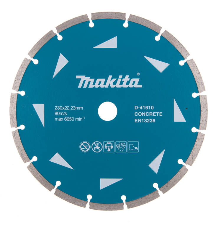 MAKITA Timanttikatkaisulaikka 230x22,23mm, segmentti D-41610 - Timanttilaikat, -kupit ja terät - 088381404433 - 1