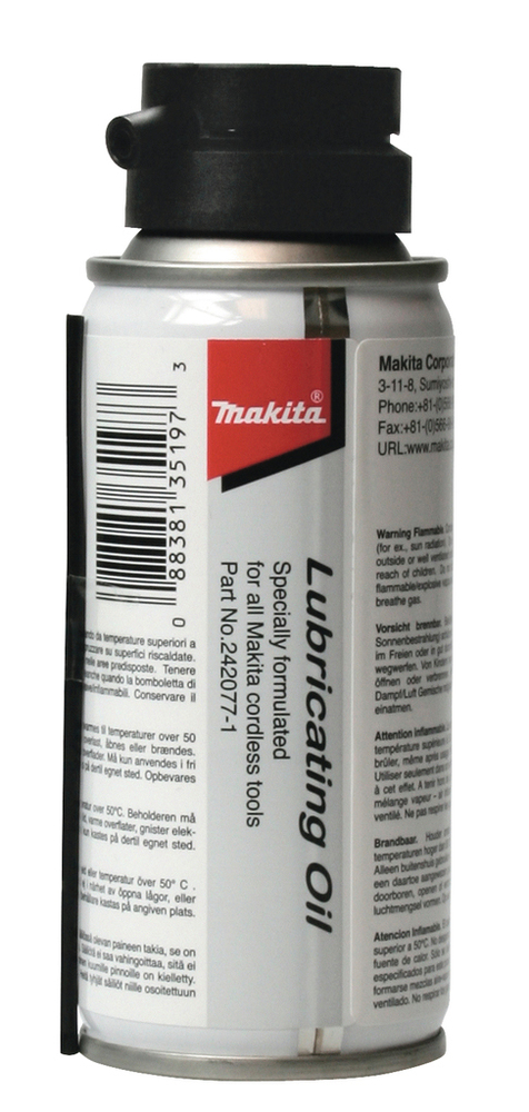 MAKITA Voiteluaine kaasunaulaimille 100ml 242077-1 - Kaasunaulaimet - 088381351973 - 1