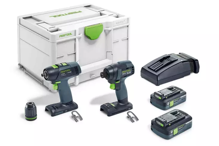 FESTOOL Akkuruuvinväänninpaketti TID 18 HPC 4,0 I-Set T18 577244 - Festool 18V Porat ja ruuvinvääntimet - 4014549402313 - 1