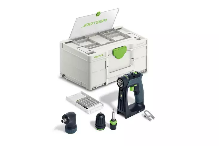 FESTOOL CXS 18-Basic-Set 577333 Akkuruuvinväännin - Festool 18V Porat ja ruuvinvääntimet - 4014549405703 - 1