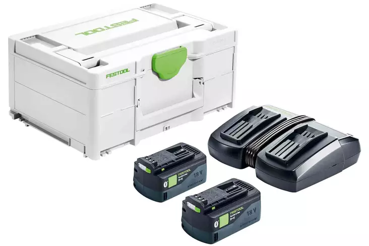 FESTOOL Energiasetti SYS 18V 2x5,0/TCL 6 DUO 577707 - Festool Energiasetit - 4014549393673 - 1