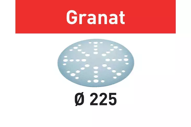 FESTOOL Hiomapaperi STF D225/48 P60 GR/25 Granat 205654 - Festool Granat 225 mm - 4014549380963 - 1