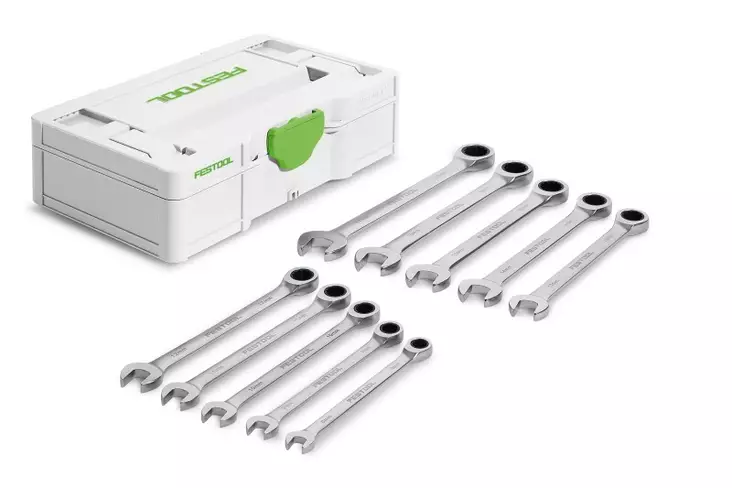 FESTOOL Lenkkiräikkäavainsarja SYS3 S 76-RRS-Set 578117 - Poranterät ja konekärjet - 4014549438633 - 1