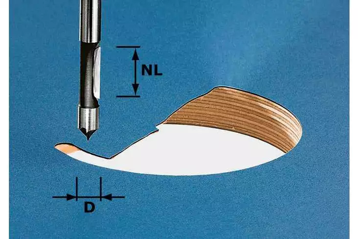FESTOOL Porajyrsin HW S8 D8/19 491037 - Festool Erikoisjyrsinterät - 4014549001493 - 1