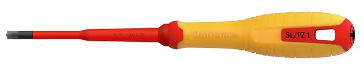 HULTAFORS VDE Talttapää-/Pozidriv-ristipääruuvimeisseli SL/PZ 1 - Hultafors Ruuvimeisselit - 7317844480053 - 1