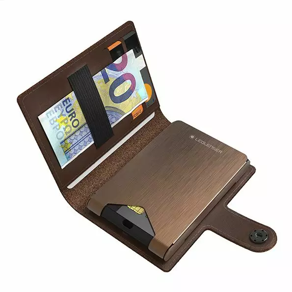 LEDLENSER LITE WALLET PLUS LOMPAKKO CARAMEL - Lite Wallet - 4058205028813 - 1