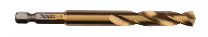 MAKITA Metalliporanterä HSS-Tin 9,0 mm, 1/4" bitsikiinnitys B-51035 - Makita Metalliporanterät - 088381464383 - 1