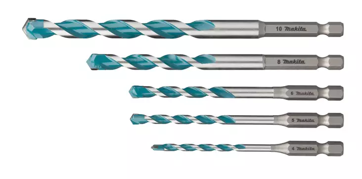 MAKITA Monikäyttöporanteräsarja 5-osaa E-25432 - Poranterä- ja konekärkisarjat - 197050364753 - 1