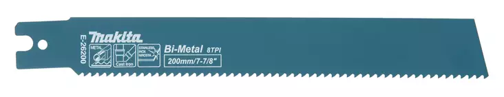 Makita Puukkosahanterä BiM 200 x 1,6 mm metalli 5 kpl E-26200 - Puukkosahanterät - 197050369673 - 1