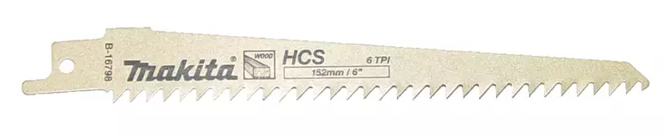 MAKITA Puukkosahanterä HCS 150 x 1,25 mm, Puu ja vaneri, 5 kpl B-16798 - Makita Puukkosahanterät - 088381367493 - 1