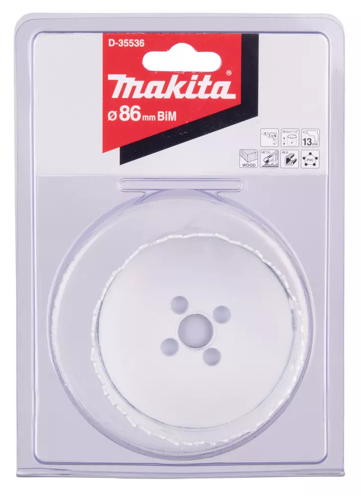 MAKITA Reikäsahanterä 86 mm, BiMetalli D-35536 - Makita Reikäsahanterät - 088381369183 - 1