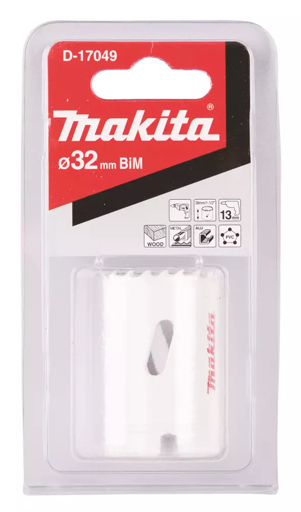 MAKITA Reikäsahanterä , BiM , 32 mm D-17049 - Makita Reikäsahanterät - 088381194853 - 1