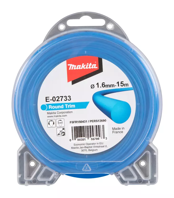 MAKITA Siima 1,6 mm x 15 m, pyöreä E-02733 - Makita Siimapäät ja siimat - 088381557993 - 1