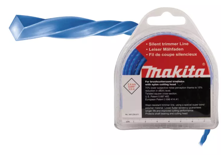 MAKITA Siima 2,4 mm x 3,5 m, kuiskaava, Makita 369224671 - Makita Siimapäät ja siimat - 4002829446133 - 1