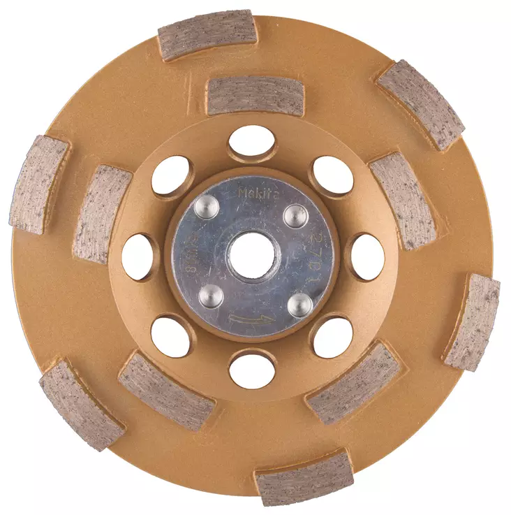 MAKITA Timanttikuppilaikka 125mm, 2-rivinen segmentti, yleishionta, M14 kiinnitys! Tärinänvaimennus. B-48549 - Makita Timanttilaikat, -kupit ja terät - 088381455503 - 1