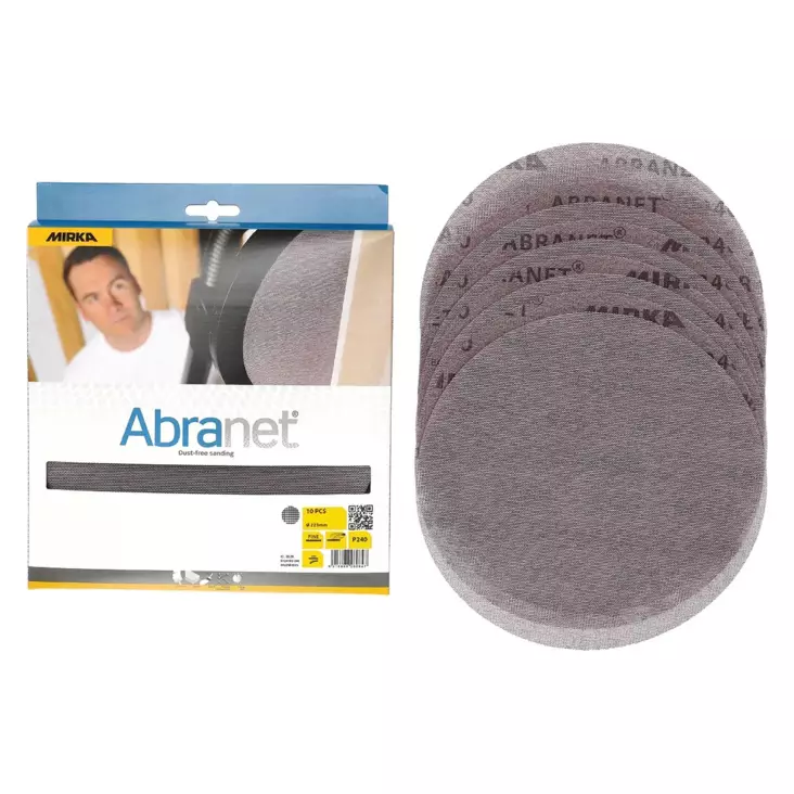 MIRKA ABRANET 225mm tarra P80, 10 kpl/pakk - Hiomapyöröt 225mm - 6416868615883 - 1