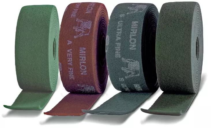 MIRKA MIRLON 115mm x 10m rll VF 360 punainen - Mirka Hiomanauharullat 115 mm - 6416868843613 - 1