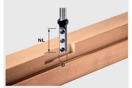 FESTOOL Kääntöteräinen urajyrsin HW S12 D16/50 WP 497454 - Jyrsinterät - 4014549143384 - 1