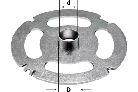 FESTOOL Kopiointirengas KR-D 19,05/OF 2200 495340 - Festool Jyrsimien lisätarvikkeet - 4014549098264 - 1