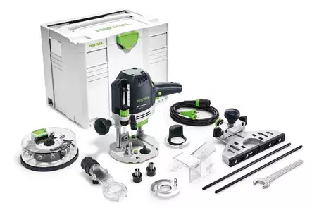 FESTOOL Yläjyrsin OF 1400 EBQ-Plus + Box-OF-S 8/10x HW 576540 - Festool Jyrsimet 230V - 4014549153864 - 1