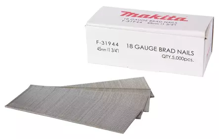 MAKITA Dyckert naula 1,2 x 45 mm, 18Ga, 5000 kpl F-31944 - Makita Naulat, pinnit ja hakaset - 088381292504 - 1