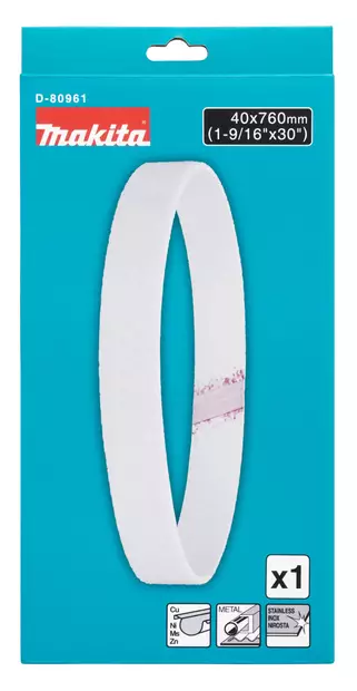MAKITA Hiomanauha 40 mm X 760 mm viimeistelyyn 1 kpl D-80961 - Makita Hiomapaperit - 197050362414 - 2
