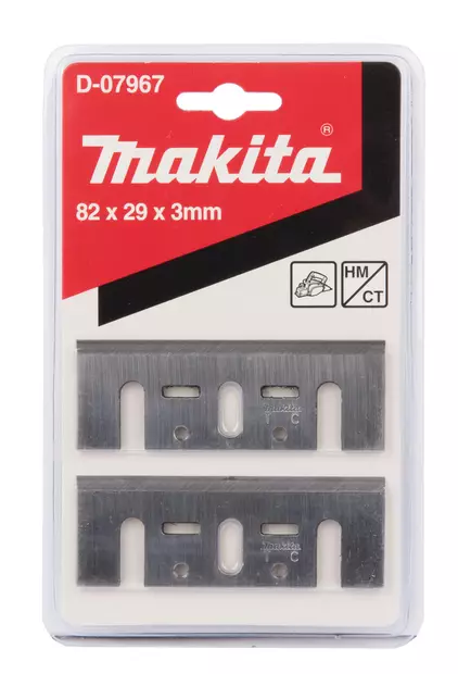 MAKITA Höylänteräpari 82mm, HM, iso D-07967 - Makita Höylien tarvikkeet - 088381181624 - 2