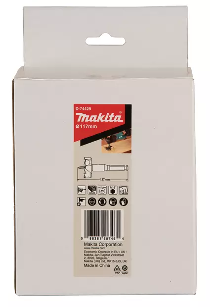 MAKITA Itsesyöttävä puuporanterä 117 mm (4-5/8") D-74429 / D-56524 - Makita Läpivientiporanterät - 088381587464 - 4