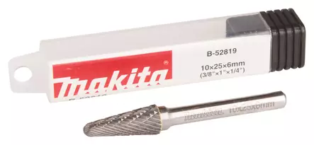 MAKITA Kovametalliviila 10x25mm, muoto L B-52819 - Makita Kovametalliviilat - 088381470254 - 2