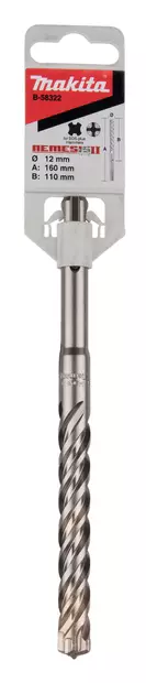 MAKITA Poranterä SDS-PLUS 12 x 160 mm, 4-leikkuinen Nemesis2 terä B-58322 / E-14532 - Makita SDS-Plus poranterät 4-leikkuset - 088381594134 - 2