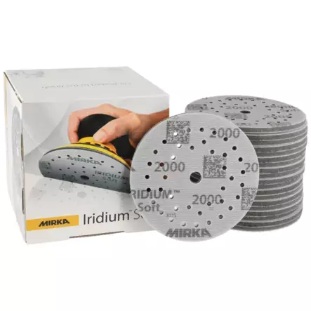 MIRKA Iridium Soft 125 mm P400 Tarra Multi 20 kpl - Hiomapyöröt 125mm - 6416868200904 - 2