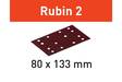 FESTOOL Hiomapaperi STF 80X133 P120 RU2/50 Rubin 2 499050 - Taso- ja kärkihiomakoneet - 4014549179734 - 1