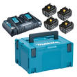 POWERPACK 18V 4XBL1850, DC18RD 197626-8 - Makita Akut ja latauslaitteet - 088381463164 - 1
