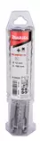 MAKITA Poranterä SDS-PLUS 12 x 165 mm, 4-leikkuinen Nemesis2 terä, 5 kpl E-14894 - Makita SDS-Plus poranterät 4-leikkuset - 088381594394 - 1