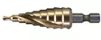 MAKITA Porrasporanterä spiraali, Tin-pinnoite 4 - 12 mm, kara 1/4'' D-40179 - Makita Metalliporanterät - 088381400374 - 1