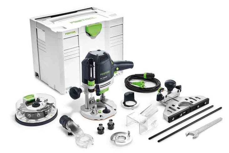 FESTOOL Yläjyrsin OF 1400 EBQ-Plus + Box-OF-S 8/10x HW 576540 - Jyrsimet - 4014549153864 - 1